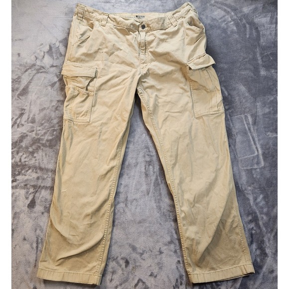 Carhartt Other - Carhartt Pants Mens 42x32 Beige Relaxed Straight Rigby Dungaree 103574 253‎
